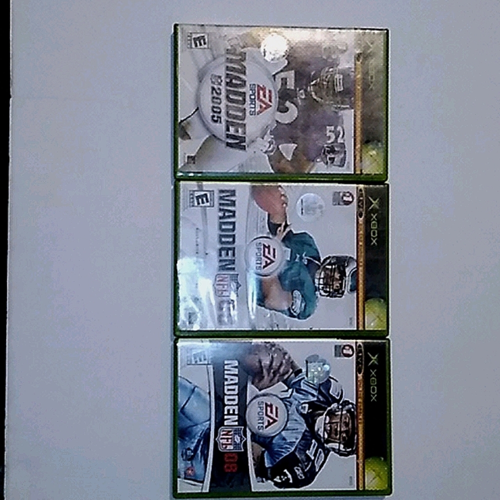Xbox Madden 05, 06, 08